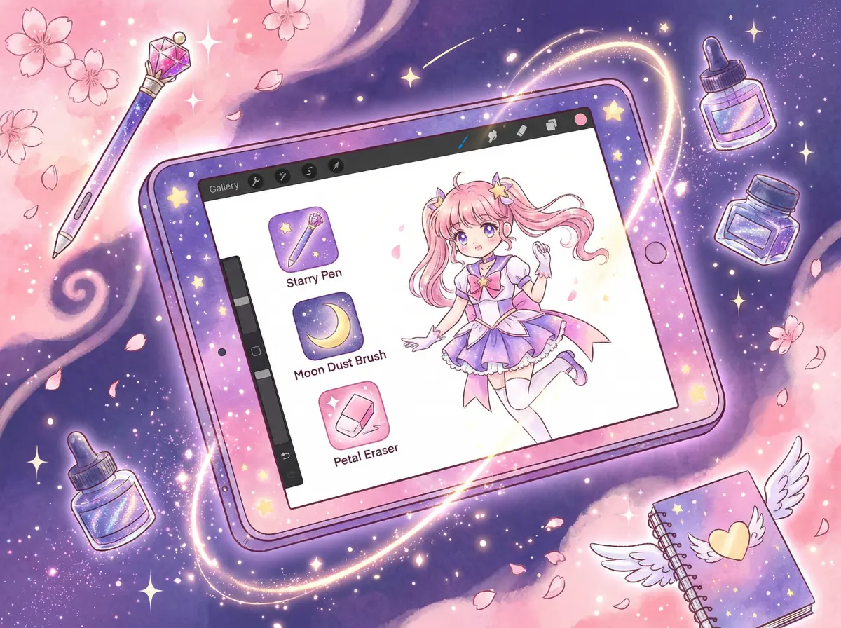 移动端创作工坊绘画界面 - 羞羞动漫 APP功能展示